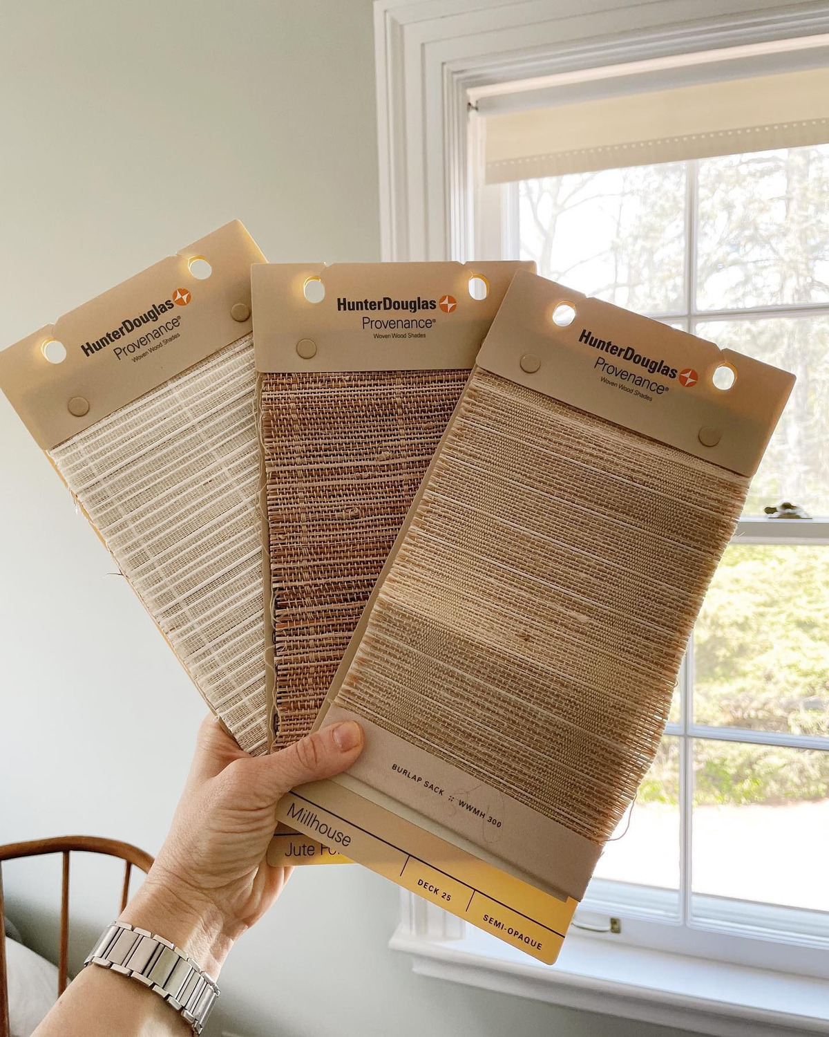 provenance woven wood samples